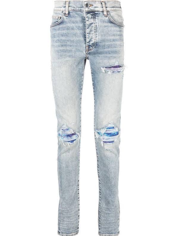 Amiri Mx1 Stone Indigo/Tie Dye Blue)