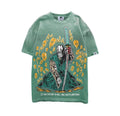 Warren Lotas “Orange Skulls” Tee (Green)