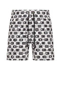 Amiri “Interweave” Swimtrunk (White/Black)