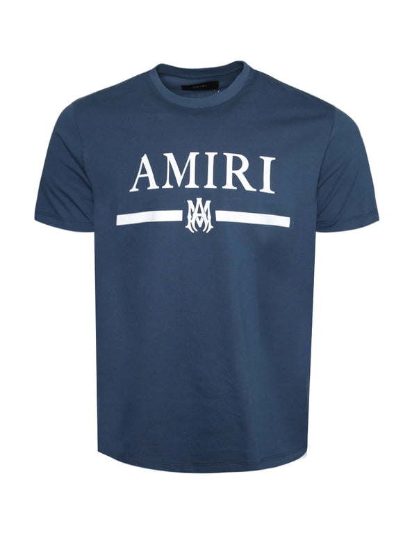 Amiri “MA Bar” Tee (Pond Blue)
