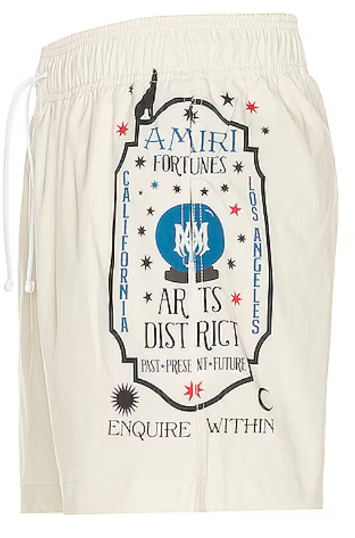 Amiri Fortune Swimtrunks Cream