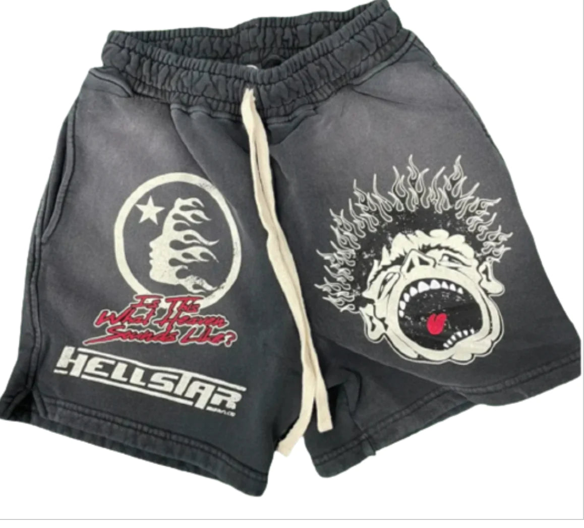 Hellstar “Records” Shorts (Black)