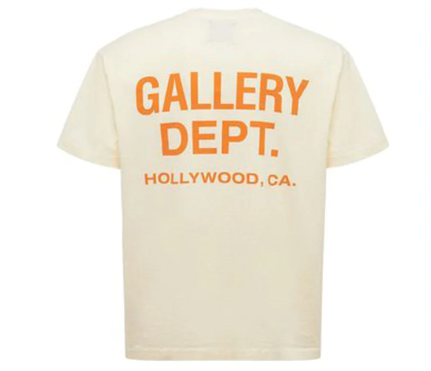 Gallery dept souvenir tee cream orange back