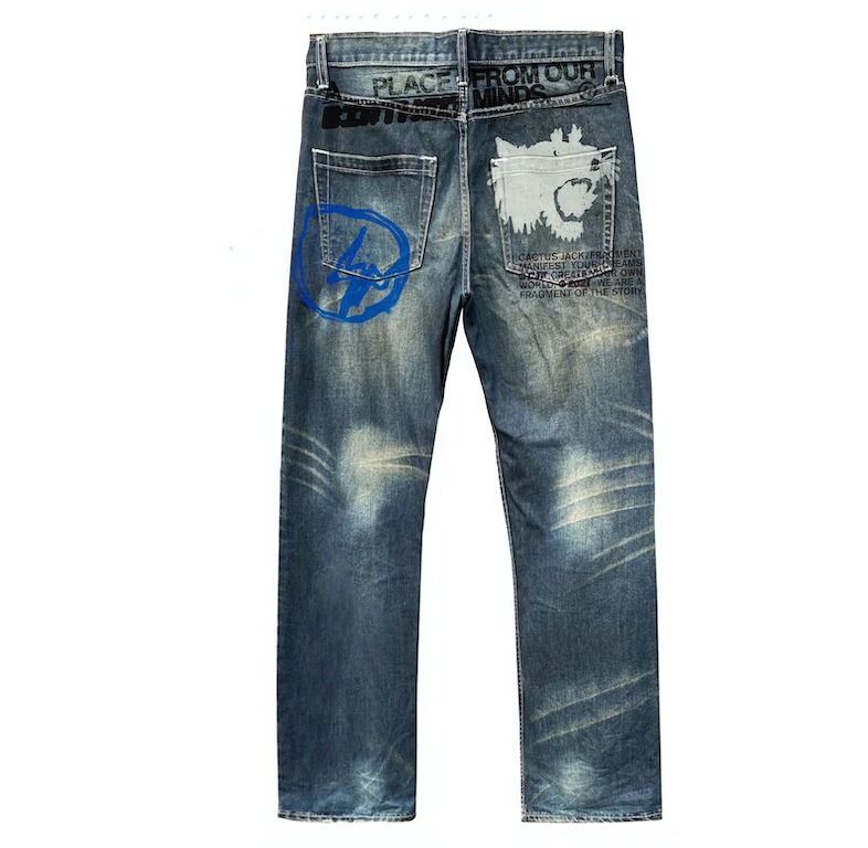 Cactus Jack X Fragment jeans