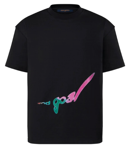 Louis Vuitton tee Goal Black