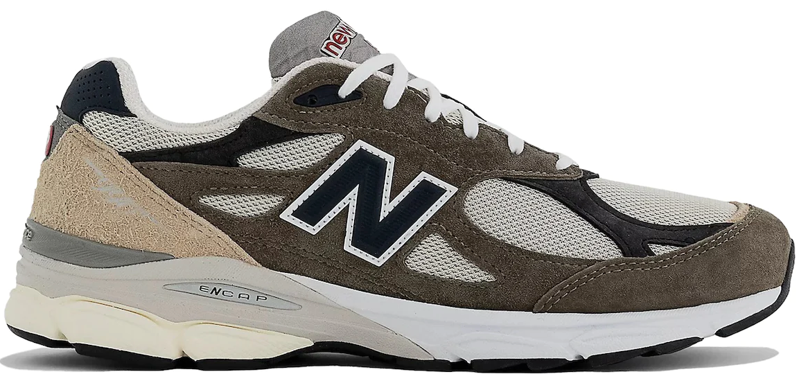 New Balance 990v3 MiUSA Grey Blue Olive
