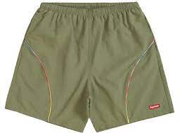 Supreme Gradient Piping Shorts (Olive)