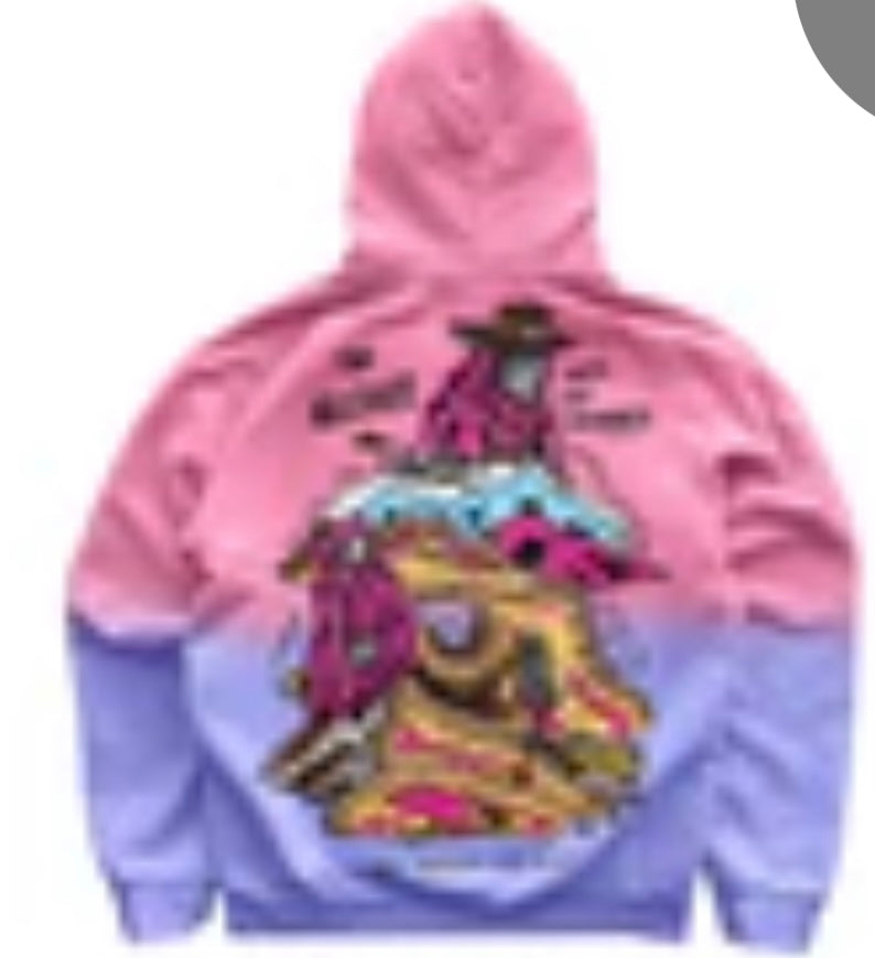 Warren Lotas “The Valley Hoodie (Pink/Black)
