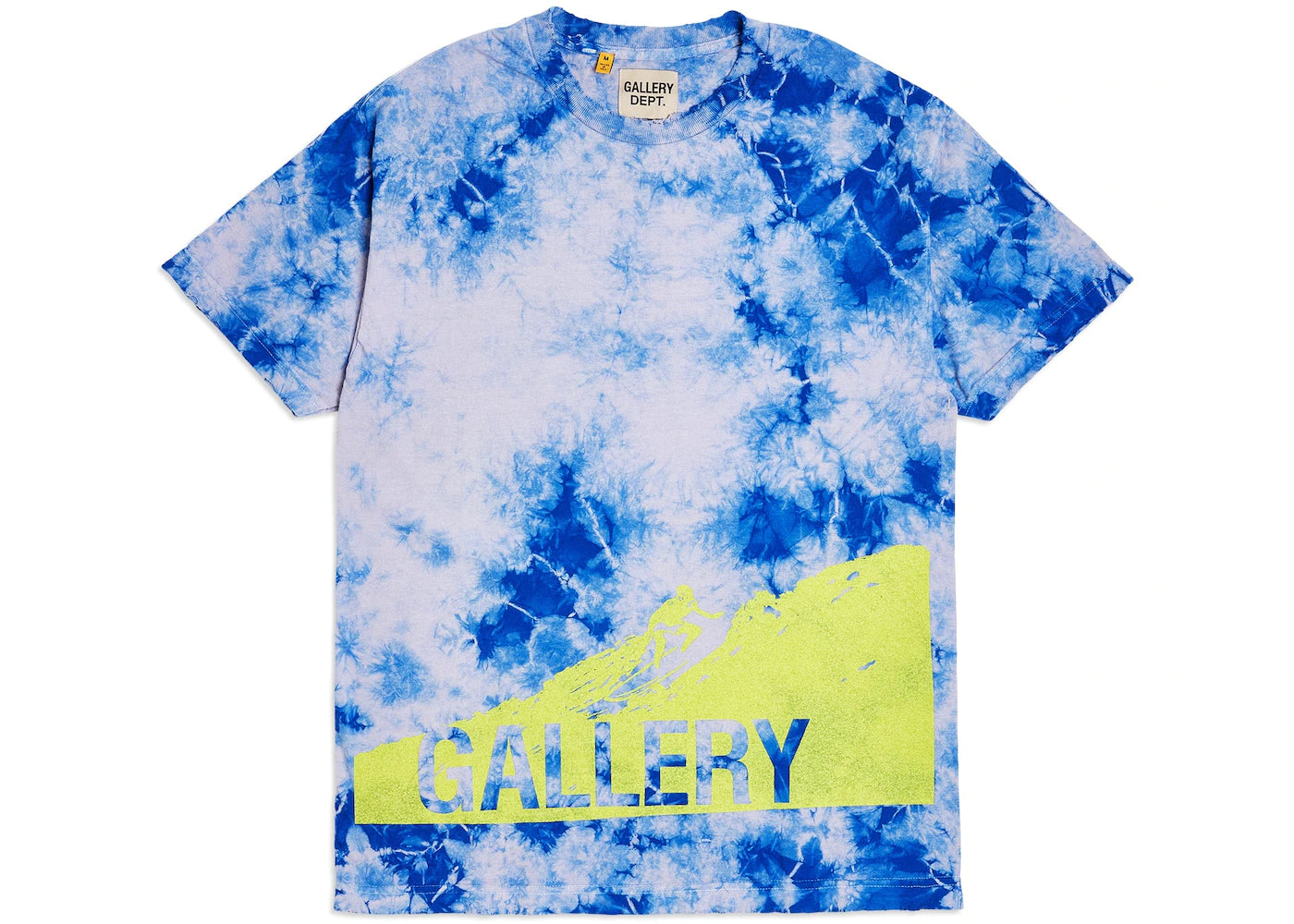 Gallery Dept “Rad” Tie Dye Blue Tee