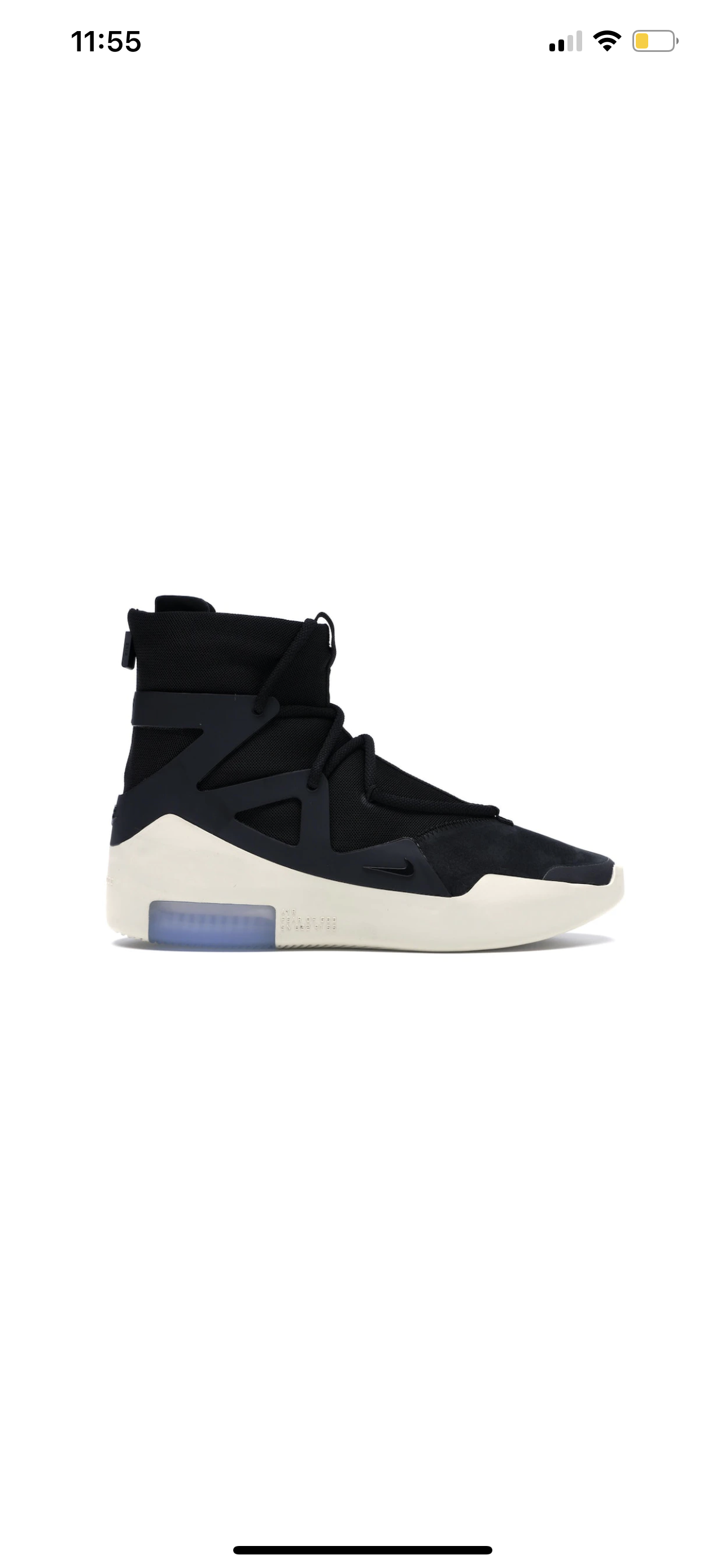 Nike Fear Of God 1 (Black/White)