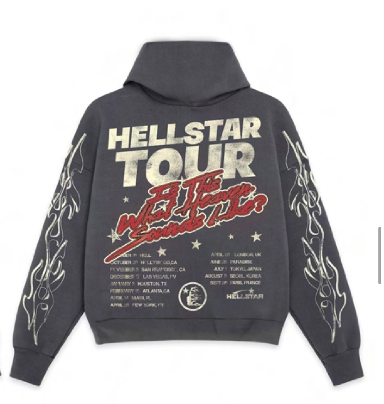 Hellstar “Tour” Hoodie (Black)