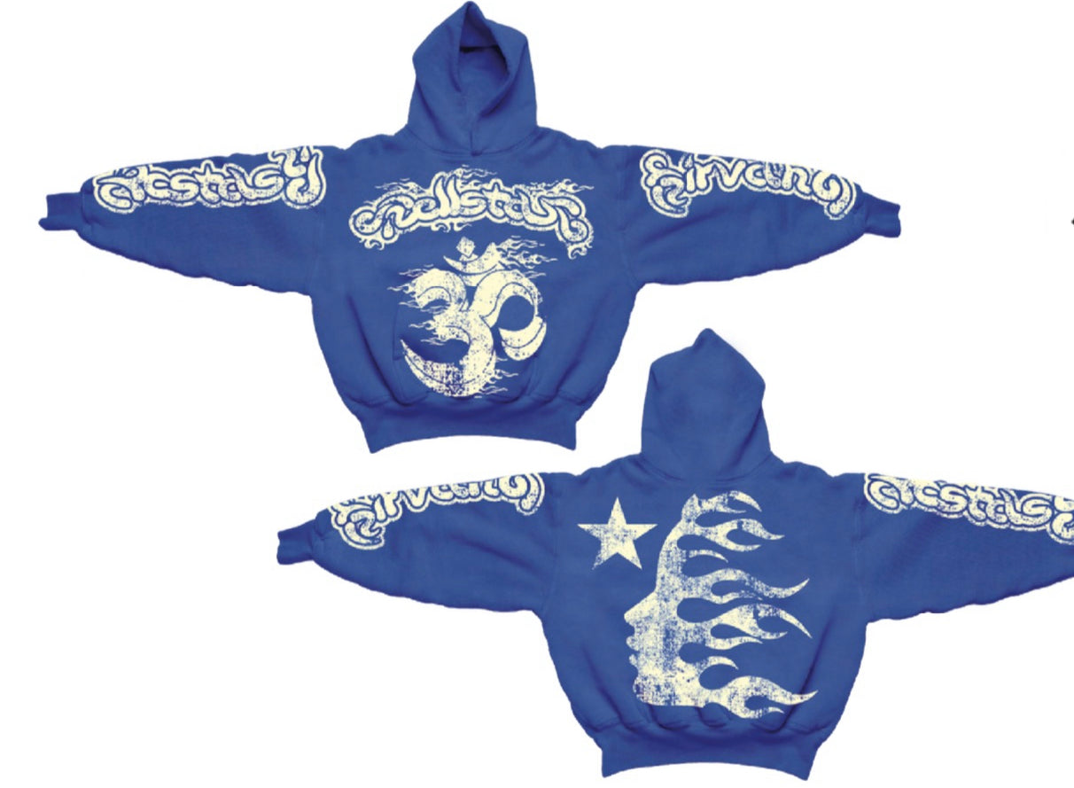 Hellstar Yoga hoodie Royal blue