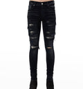 Amiri Plaid Thrasher (Black)