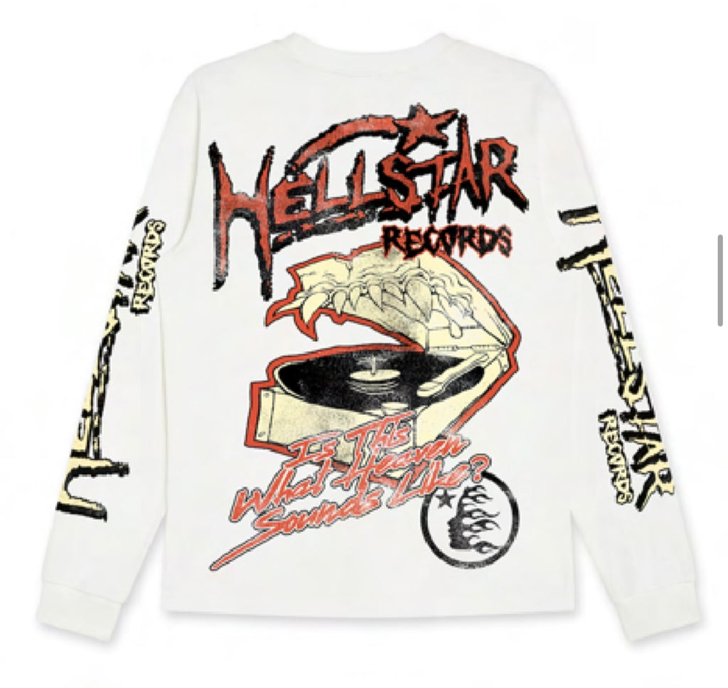 Hellstar Records Longsleeve (White)
