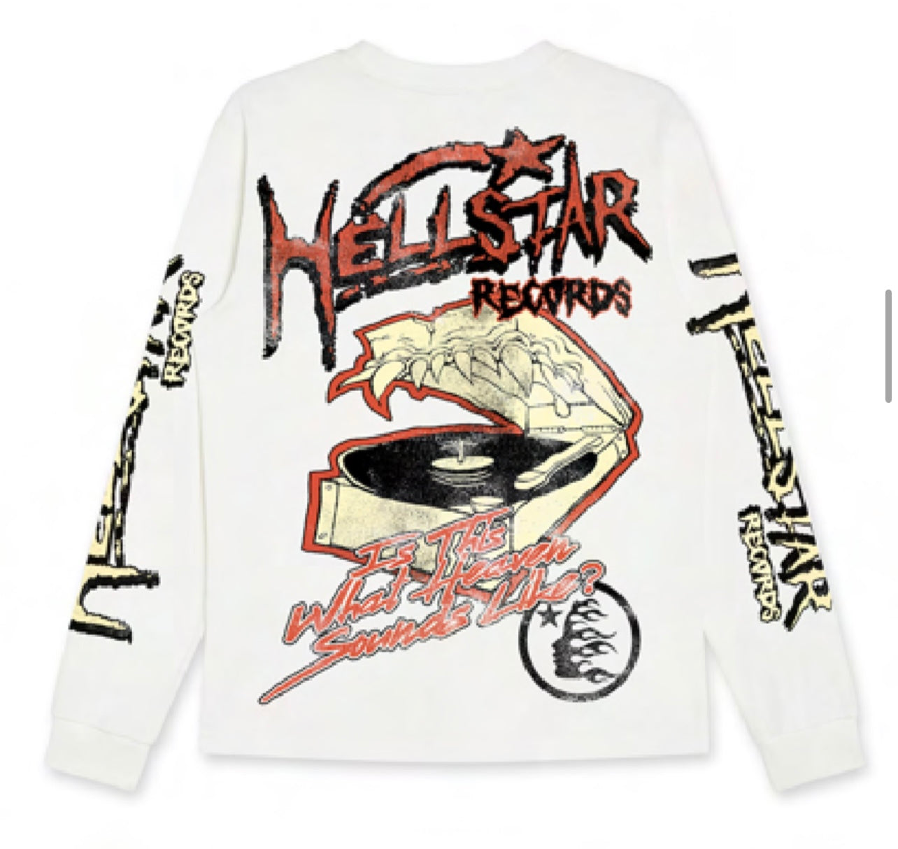 Hellstar Records Longsleeve (White)